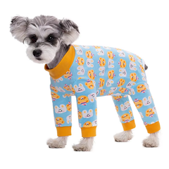 Боді, піжама, післяопераційна попона Wan Talk Fashion Male blue bear, XS
