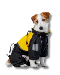 Одяг для собак дощовик “JUMP TOY”. SKU 00641. Розмір XL. Your Stylish Hunter. Комбінезон дощовик для собак дрібних порід.