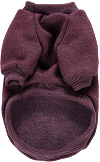 Кофта для собак та котів EcoToys Burgundy XS ряба бордова A: 20 см B: 33 см C: 16 см X-7123