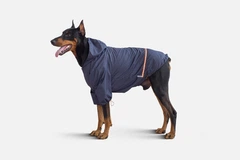 Noble Pet Дощовик з капюшоном для собак Noblepet Blue, Yellow, одяг для собак унісекс, 2XL (M4106/2XL-Blue)