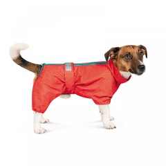 Комбінезон для собак Pet Fashion Rain червоний демісезонний з поліестеру розмір XS