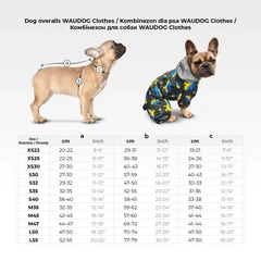 Комбінезон для собак WAUDOG Clothes малюнок "Рік і Морті 2", L50, В 70-74 см, С 47-50 см