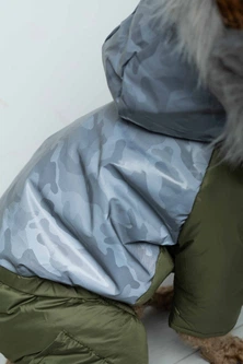 Зимовий комбінезон з світловідбиваючої тканини камуфляж Dogs Bomba A-78/2 Різнокольоровий (A-78/2)