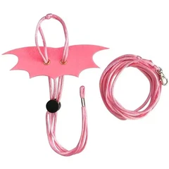 Xtep Шлея з повідцем для гризунів "BATMANI" Pink