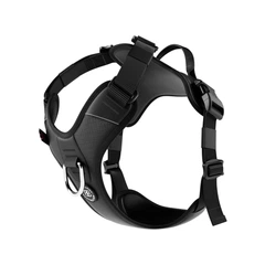 Шлея з переднім кільцем для собак що тягнуть повідець BullyBillows Hurricane Harness No Pull XS: ОШ 29-36 см, ОГ 40-58 см Чорний