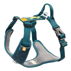 Woolly Wolf Roam Harness Deep Teal Ripple - Шлея анатомічна зі світловідбивачами для собак малих, середніх та великих порід XL / 50-70х82-106 см (6430072389835)