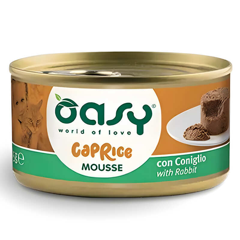 Oasy Паштет з м'ясо та м'ясні субпродукти риба кролик для дорослих котів