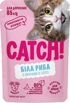 Catch! Вологий корм (шматочки в соусі) для дорослих собак