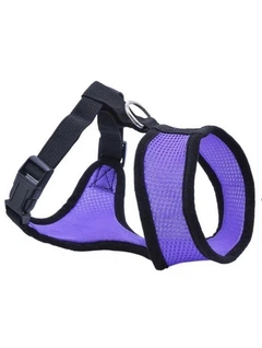 Без бренда Шлея для собак та котів Сітка Size S Purple шия 25 обхват грудей 30-38 см