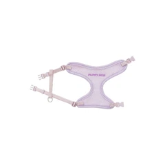 Шлейка з повідцем для цуценят Trixie Junior Puppy Soft Harness бузкова S-M 26-34 см (MLZ10733)