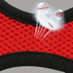Xtep Шлея з повідцем для собак та кішок "DJON" Red Size M