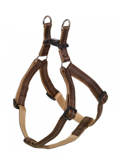 Шлея для собак Nobby Soft Grip S-M 40х56х1,5 см коричнева