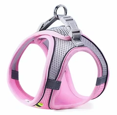 Без бренду Шлея-жилет світловідбиваюча для кішок та собак Harness Vest S Pink