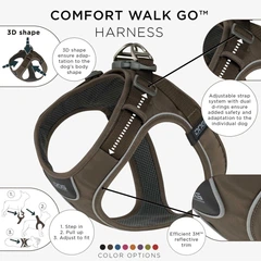 Шлея для собак Dog Copenhagen Comfort Walk Go Harness мокко (XS)