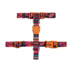 Zee.Dog H-Harness Selva - Шлея з яскравим квітковим принтом для собак XS / 20-34х23 -37,8 см (7908253608734)