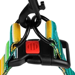 Шлея для Собак BronzeDog Urban West Нейлонова Салатова 25 мм 58-71 см (72/1355)