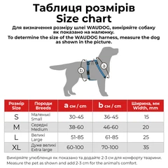 Шлея для собак анатомічна Н-подібна WAUDOG Nylon з QR-паспортом, малюнок "Банани на рожевому", з двома фастексами, розмір M