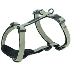Шлей для собак Trixie CityStyle H-harness XS-S 30-44 см 10 мм, світло-сірий