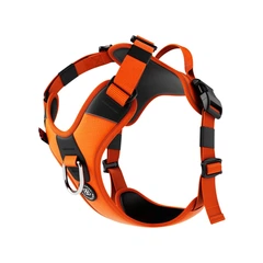 Шлея з переднім кільцем для собак що тягнуть повідець BullyBillows Hurricane Harness No Pull S: ОШ 36-48 см, ОГ 45-64 см Помаранчевий