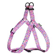 Hi Dog Шлея ТМ HIDOG "Flowers pink", 26-40 см