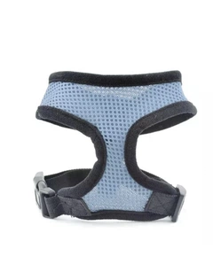 Xtep Шлея для собак і кішок Сітка Size S Gray шия 25 обхват грудей 30-38 см