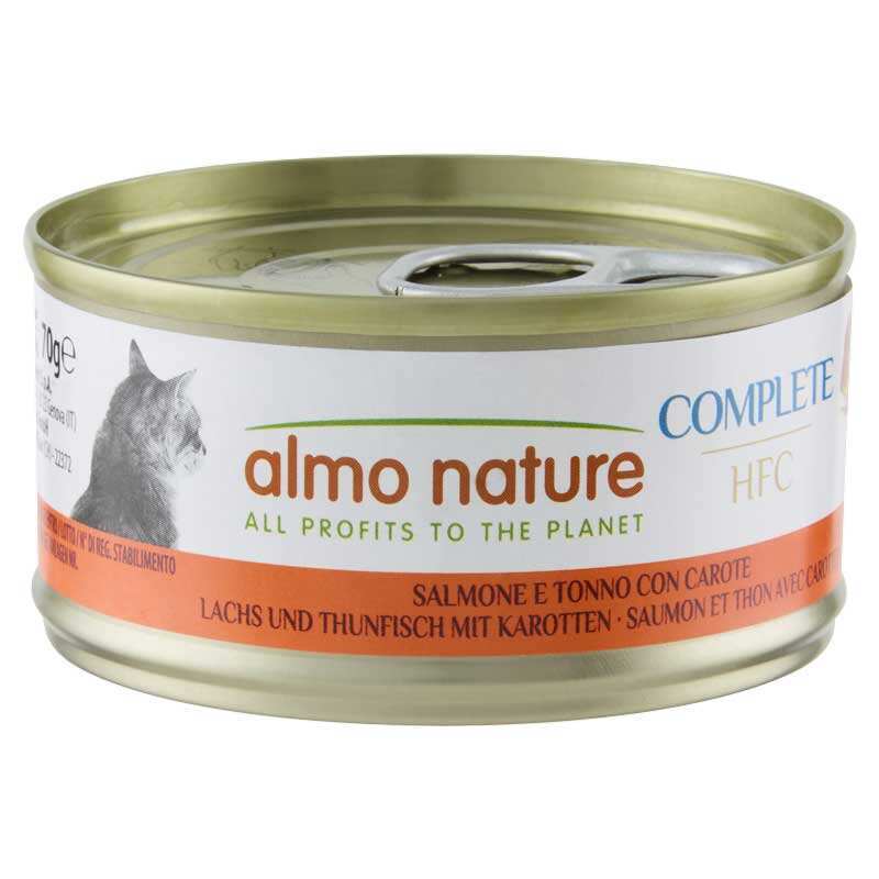 Almo Nature Корм з лосось тунець для дорослих котів