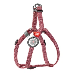 Collar Шлея для котів та дрібних порід собак з відновленої бавовни WAUDOG Re-cotton з QR паспортом, світловідбиваюча, пластиковий