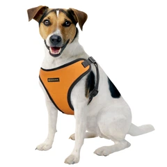 Barksi Шлея для собак BronzeDog Sport 3D сітка помаранчева 3х40-46 см 7504