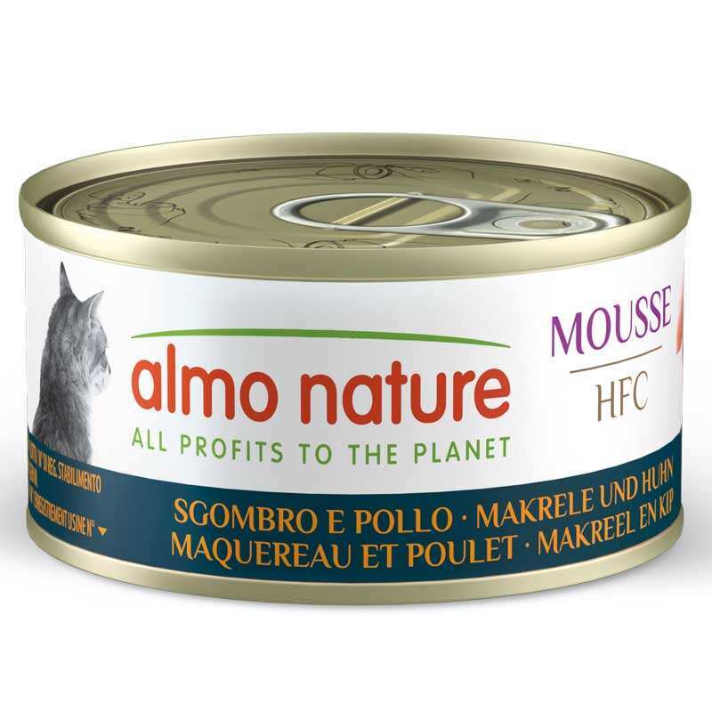 Almo Nature Паштет з курка яйця скумбрія для дорослих котів