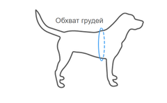 Шлея для собак Coastal Li’l Pals Comfort Dog Harnes, Біла кістка 0.9х20-36см