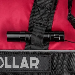 Без бренда Шлея "Dog Extreme" "POLICE" No5 з ліхтариком (В:85-115см) чорний