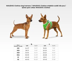 Шлея для собак м'яка Waudog Clothes Бетмен з QR паспортом XS1 24-27 см х 18-20 см Червоно-блакитний (1001-4003 Col)
