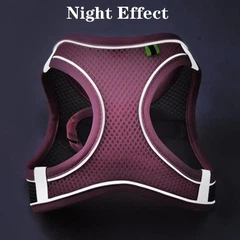 Без бренду Шлея-жилет світловідбиваюча для кішок та собак Harness Vest XS Pink