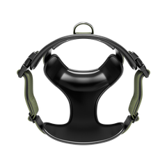 Анатомічна шлея для собак BullyBillows Premium Comfort Harness L: ОШ 39-66 см, ОГ 79-96 см Зелений