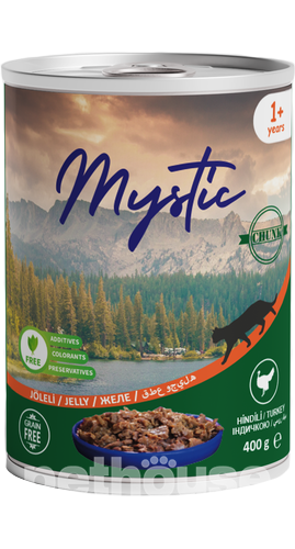 Mystic Вологий корм (шматочки в желе) з курка м'ясо та м'ясні субпродукти індичка для кошенят