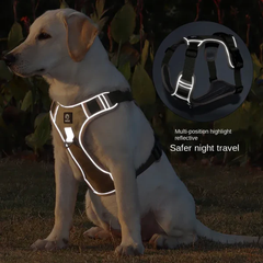 Derby Нейлонова двостороння тактична шлейка для собак Tactical Dog Harness M Хакі