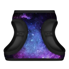 Шлея м'яка WAUDOG Clothes малюнок NASA21 розмір XS4 для собак дрібних порід цуценят шпіців йорків пуделів мальтезе з QR паспортом нейлонова жилетка 2904-0148