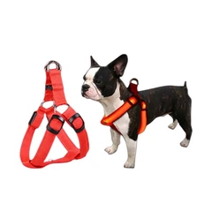 Petgravity LED шлея для собак и кошек Pet Gravity HP-P0138 (IP54, повідець для собак, повідець для котів, светящаяся, XS, зелена)