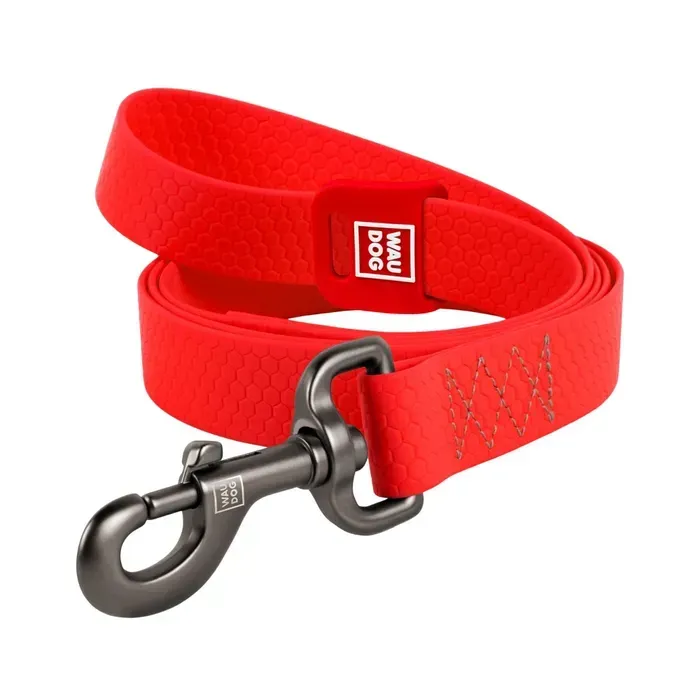 Повідець для собак COLLAR WAUDOG Водостійкий М - червоний
