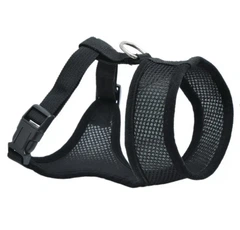 Xtep Шлея для собак та котів Сітка Size L Black шия 34 см обхват грудей 38-58 см