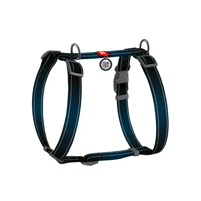 Шлея для собак Collar Nylon Mono Н-подібна L - чорний
