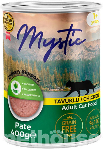 Mystic Паштет з курка м'ясо та м'ясні субпродукти для котів