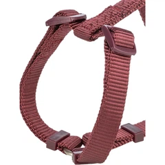 Шлея Trixie Premium H harness для собак розмір L обхват грудей 60-87 см ширина 25 мм бордова