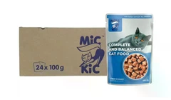 Miss Kis Вологий корм (шматочки в соусі) з м'ясо та м'ясні субпродукти індичка для дорослих котів