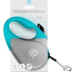 Повідець-рулетка Collar S для собак до 15 кг, 5 м Блакитний (81242)