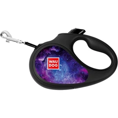 Повідець-рулетка для собак WAUDOG R-leash з малюнком "NASA21", розмір XS, до 12 кг, 3 м (8123-0148-01)