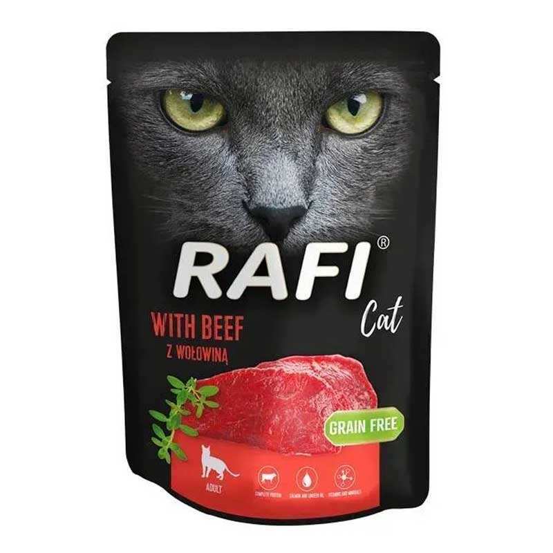 Rafi Корм з м'ясо та м'ясні субпродукти яловичина для дорослих котів