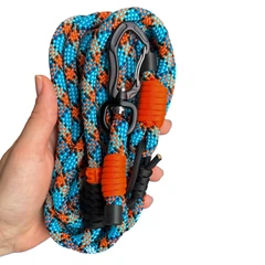 Повідець вільні руки для собак SPES hands free 2в1, 3м/8 мм, blue orange
