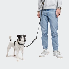 Біотановий повідець вільні руки для собак Cloud7 Hands-Free-Leash Ipanema Чорний 1,6 - 2,6 м One Size
