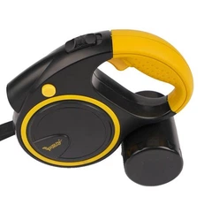 Повідець рулетка для собак автоматичний із ліхтариком 5 м/25 кг Purlov 25965